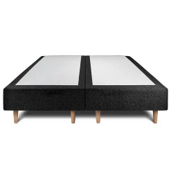 Sommeil De Plomb Lit avec tête de lit bouclette et sommier tapissier - Lit en bois massif Discount