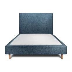 Sommeil De Plomb Lit avec tête de lit bouclette et sommier tapissier - Lit en bois massif