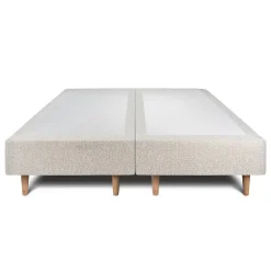 Sommeil De Plomb Lit avec tête de lit bouclette et sommier tapissier - Lit en bois massif