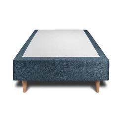 Sommeil De Plomb Lit avec tête de lit bouclette et sommier tapissier - Lit en bois massif Best