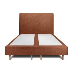 Sommeil De Plomb Lit avec tête de lit bouclette et sommier tapissier - Lit en bois massif Clearance