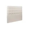 Sommeil De Plomb Lit avec tête de lit capitonnée et sommier tapissier - Lit en bois massif Clearance
