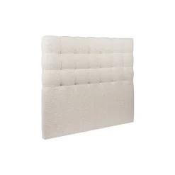Sommeil De Plomb Lit avec tête de lit capitonnée et sommier tapissier - Lit en bois massif Online