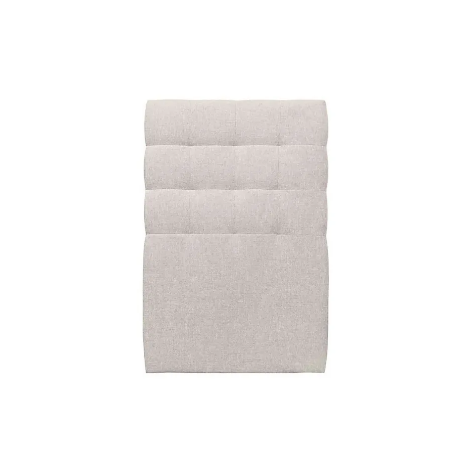 Sommeil De Plomb Lit avec tête de lit capitonnée tissu et sommier kit - Lit en bois massif