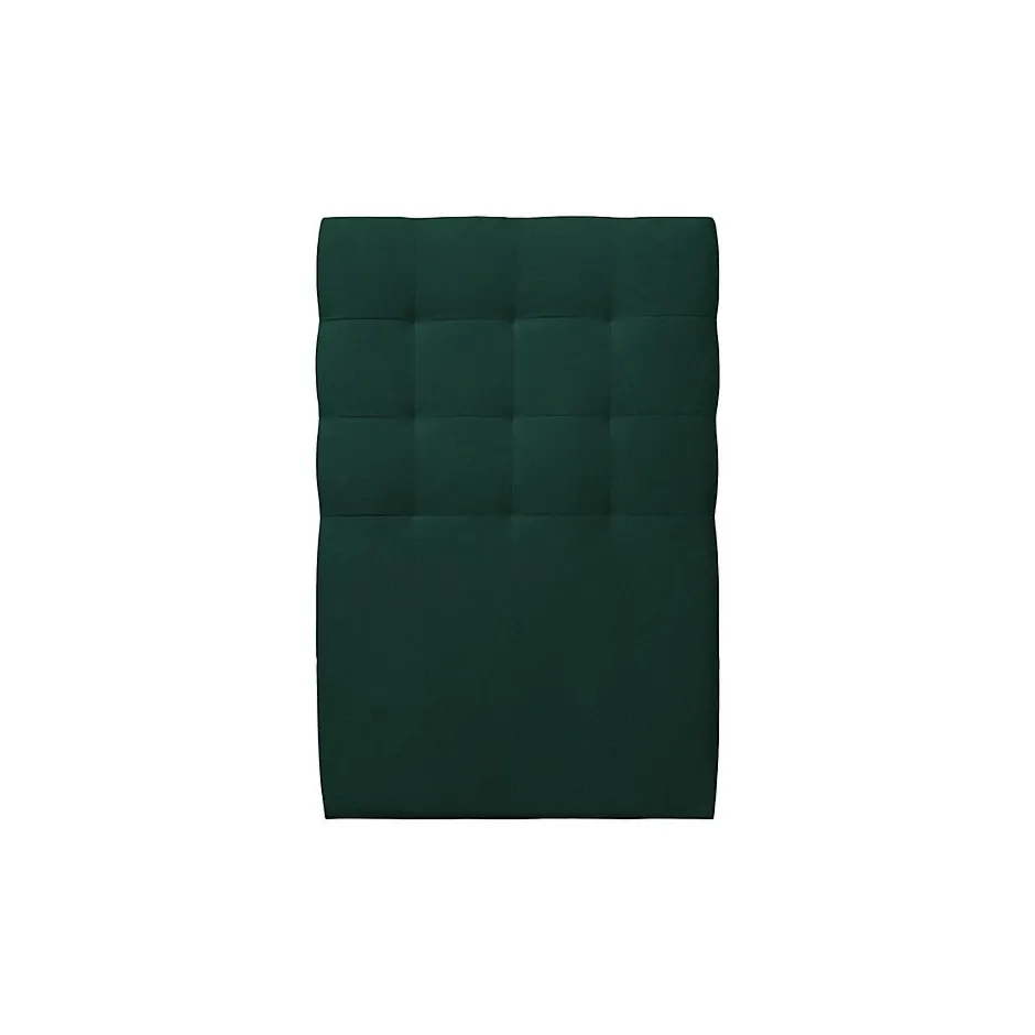 Sommeil De Plomb Lit avec tête de lit capitonnée velours et sommier - Lit en bois massif New