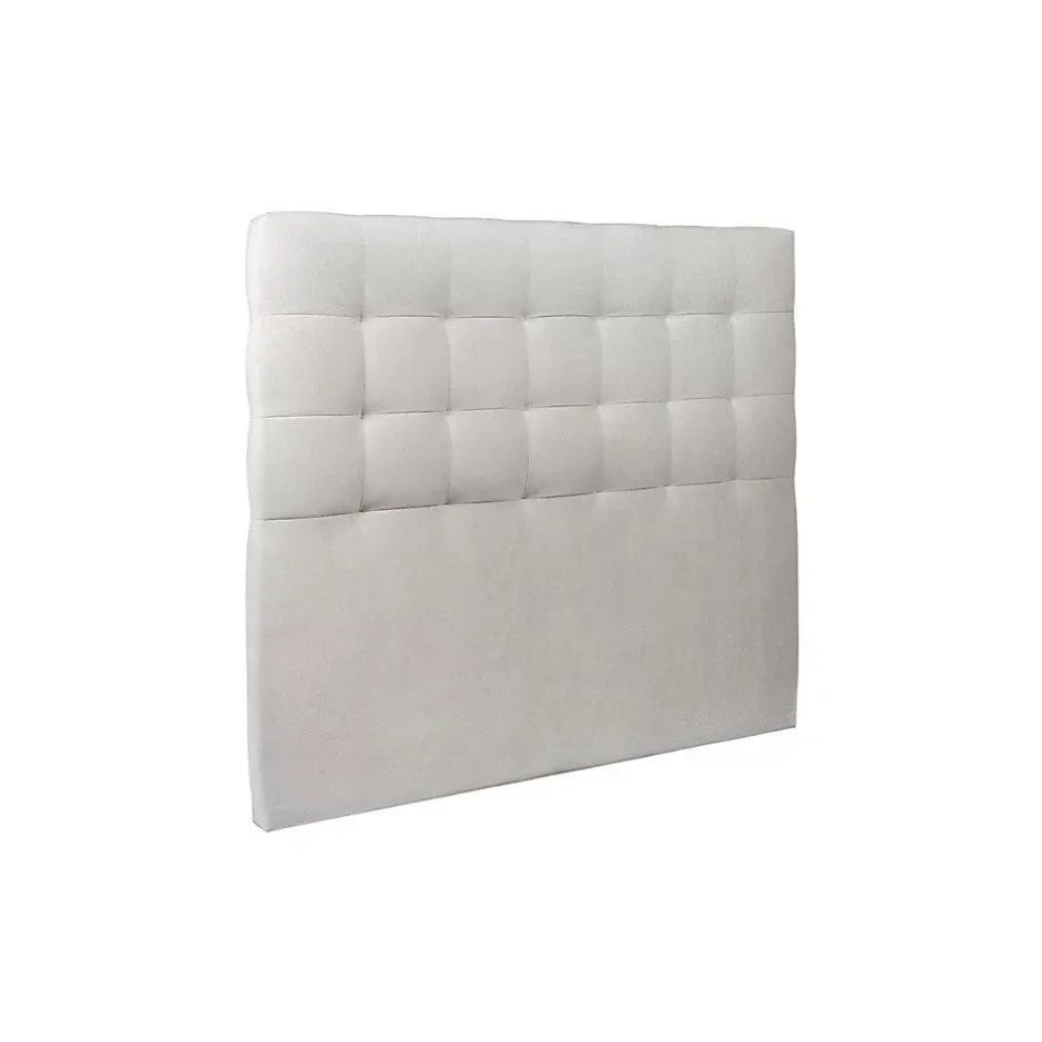 Sommeil De Plomb Lit avec tête de lit capitonnée velours et sommier - Lit en bois massif New