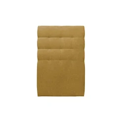 Sommeil De Plomb Lit avec tête de lit capitonnée tissu et sommier tapissier - Lit en bois massif
