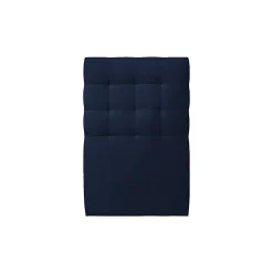 Sommeil De Plomb Lit avec tête de lit capitonnée velours et sommier - Lit en bois massif New