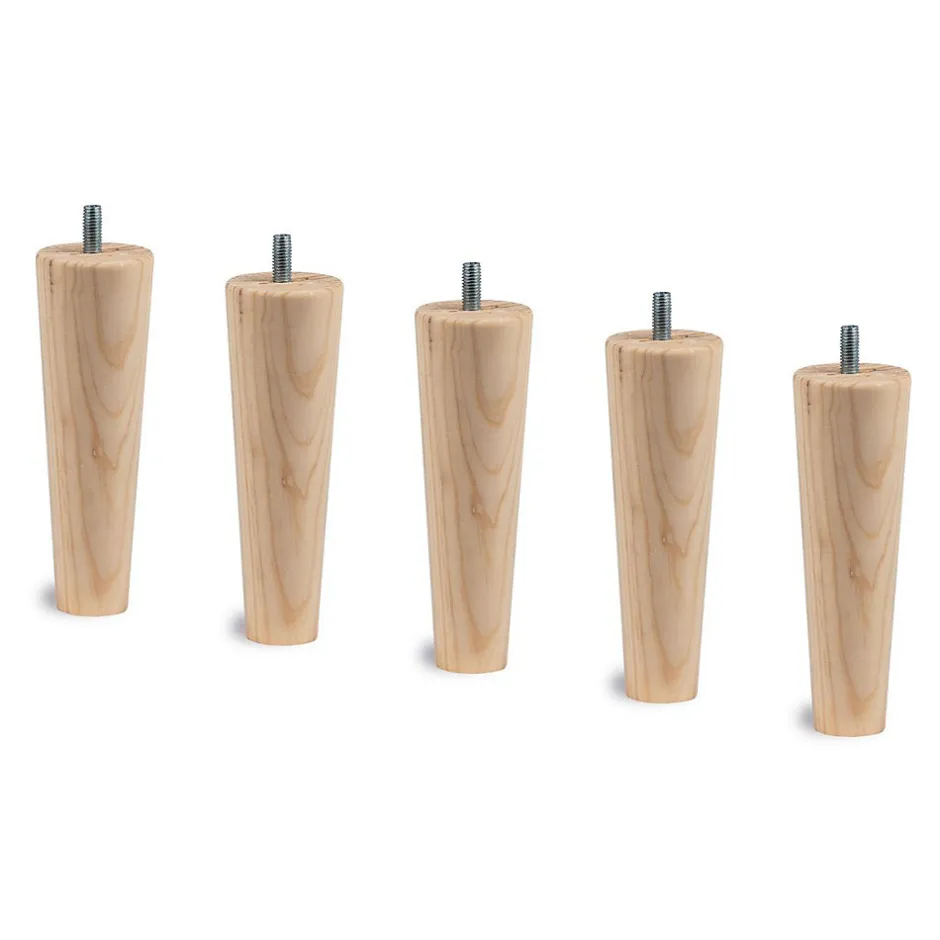 Sommeil De Plomb Lit avec tête de lit capitonnée et sommier kit - Lit en bois massif