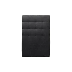 Sommeil De Plomb Lit avec tête de lit capitonnée tissu et sommier tapissier - Lit en bois massif