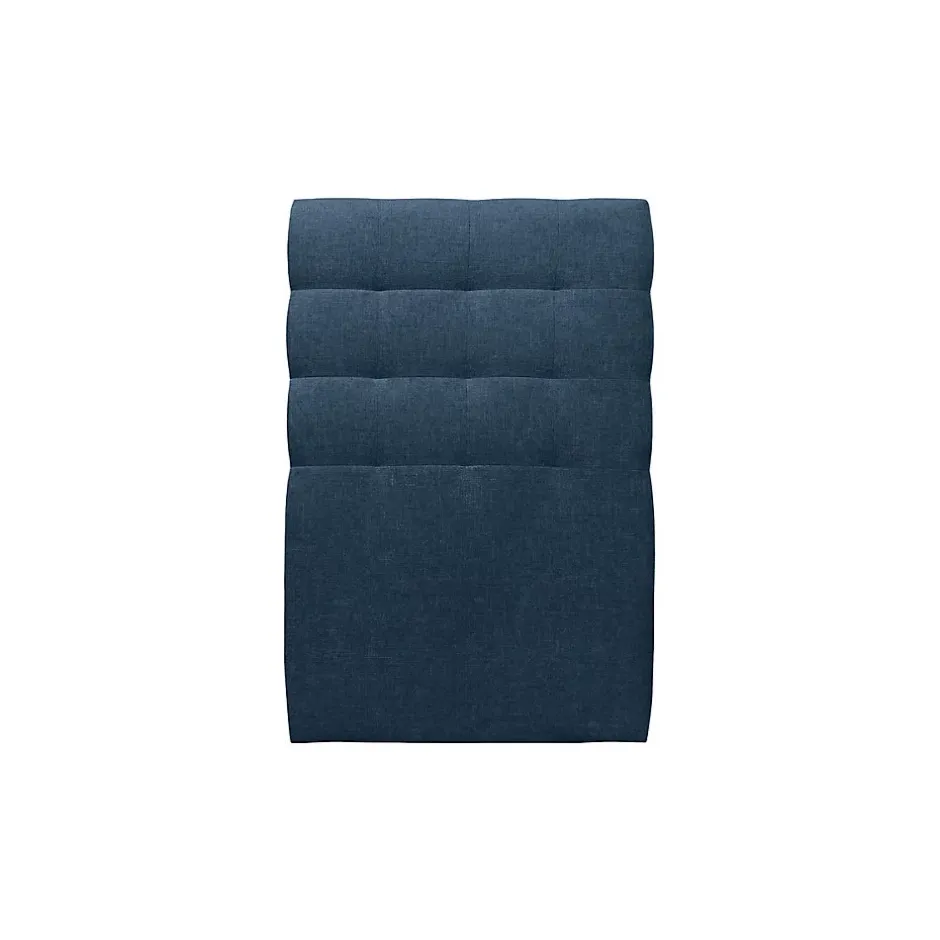 Sommeil De Plomb Lit avec tête de lit capitonnée tissu et sommier tapissier - Lit en bois massif Clearance