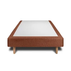Sommeil De Plomb Lit avec tête de lit capitonnée et sommier tapissier - Lit en bois massif New