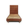 Sommeil De Plomb Lit avec tête de lit capitonnée et sommier kit - Lit en bois massif Clearance