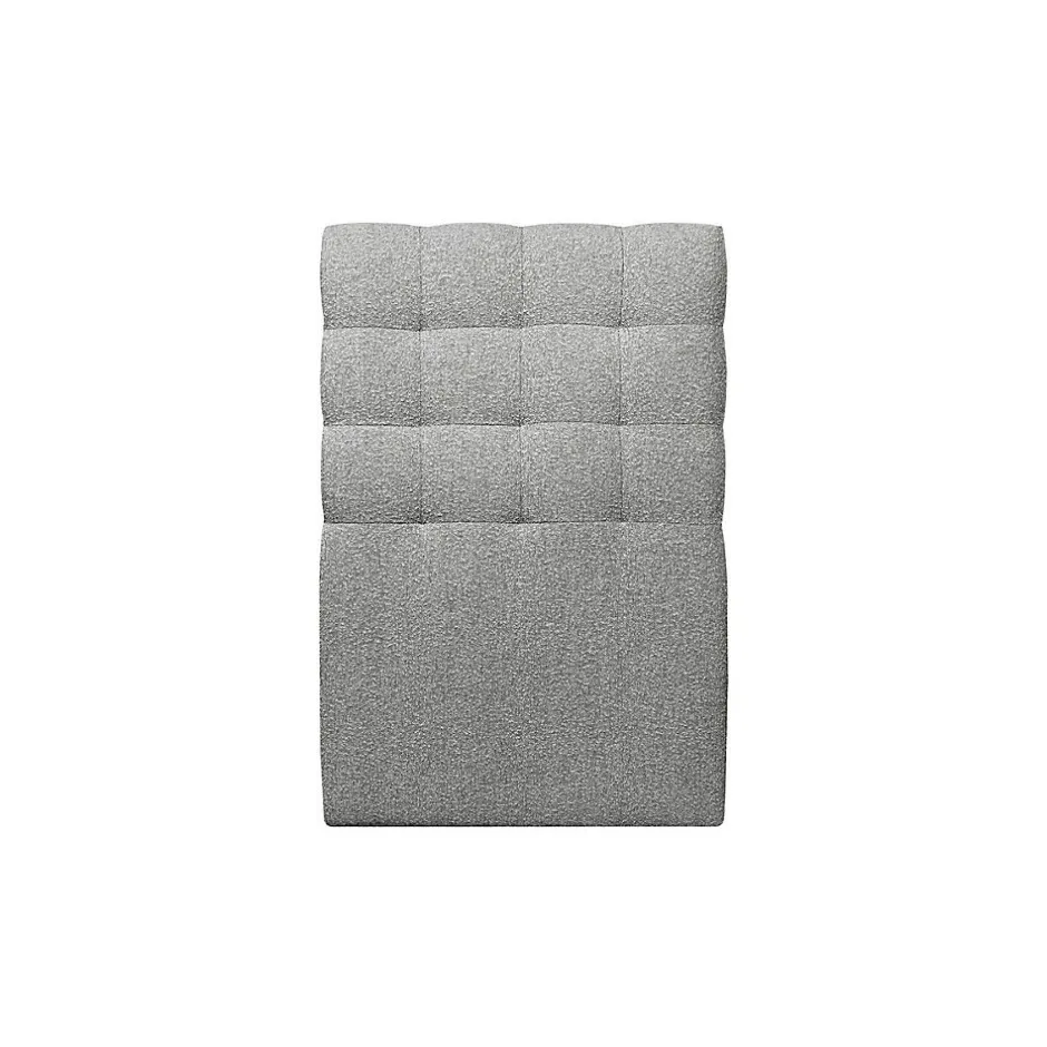 Sommeil De Plomb Lit avec tête de lit capitonnée et sommier kit - Lit en bois massif
