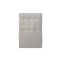 Sommeil De Plomb Lit avec tête de lit capitonnée velours et sommier - Lit en bois massif