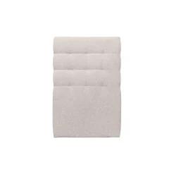 Sommeil De Plomb Lit avec tête de lit capitonnée tissu et sommier tapissier - Lit en bois massif