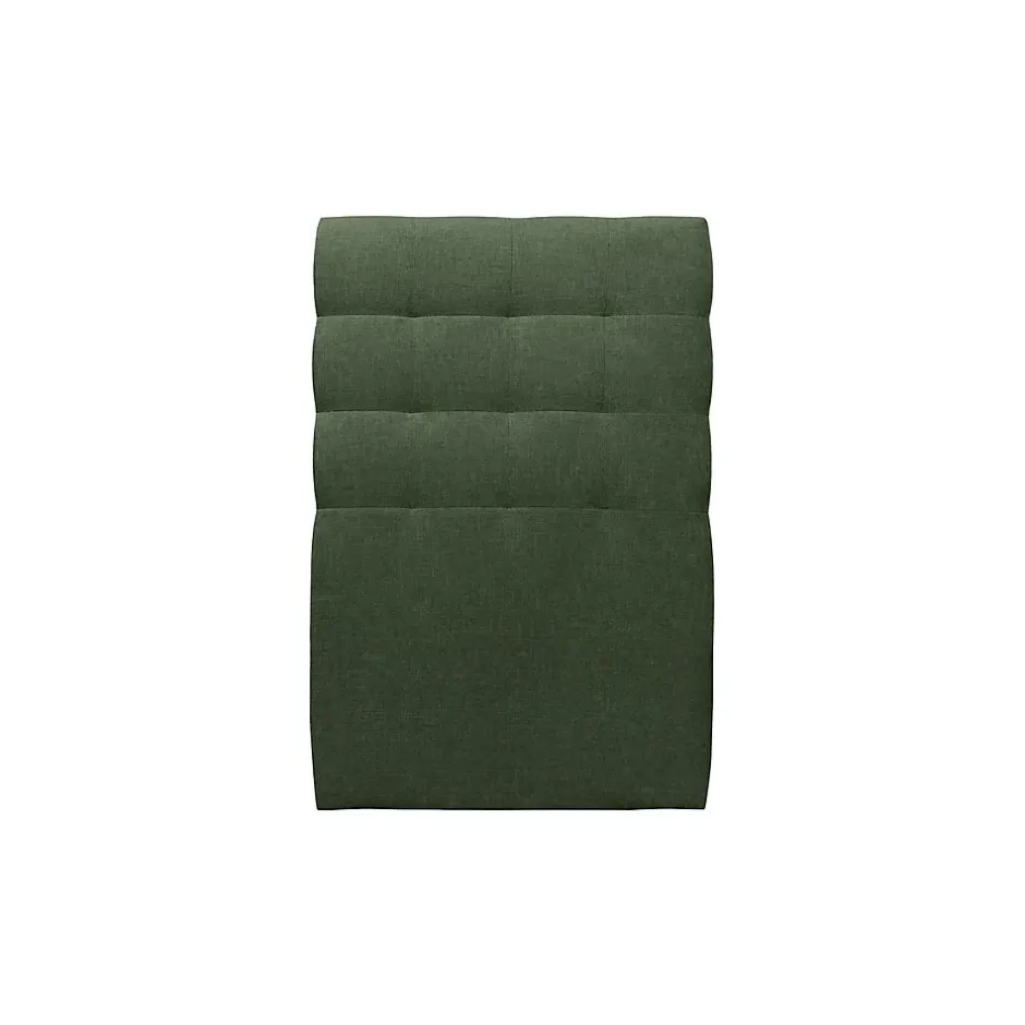 Sommeil De Plomb Lit avec tête de lit capitonnée tissu et sommier tapissier - Lit en bois massif New