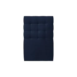 Sommeil De Plomb Lit avec tête de lit capitonnée velours et sommier kit - Lit en bois massif