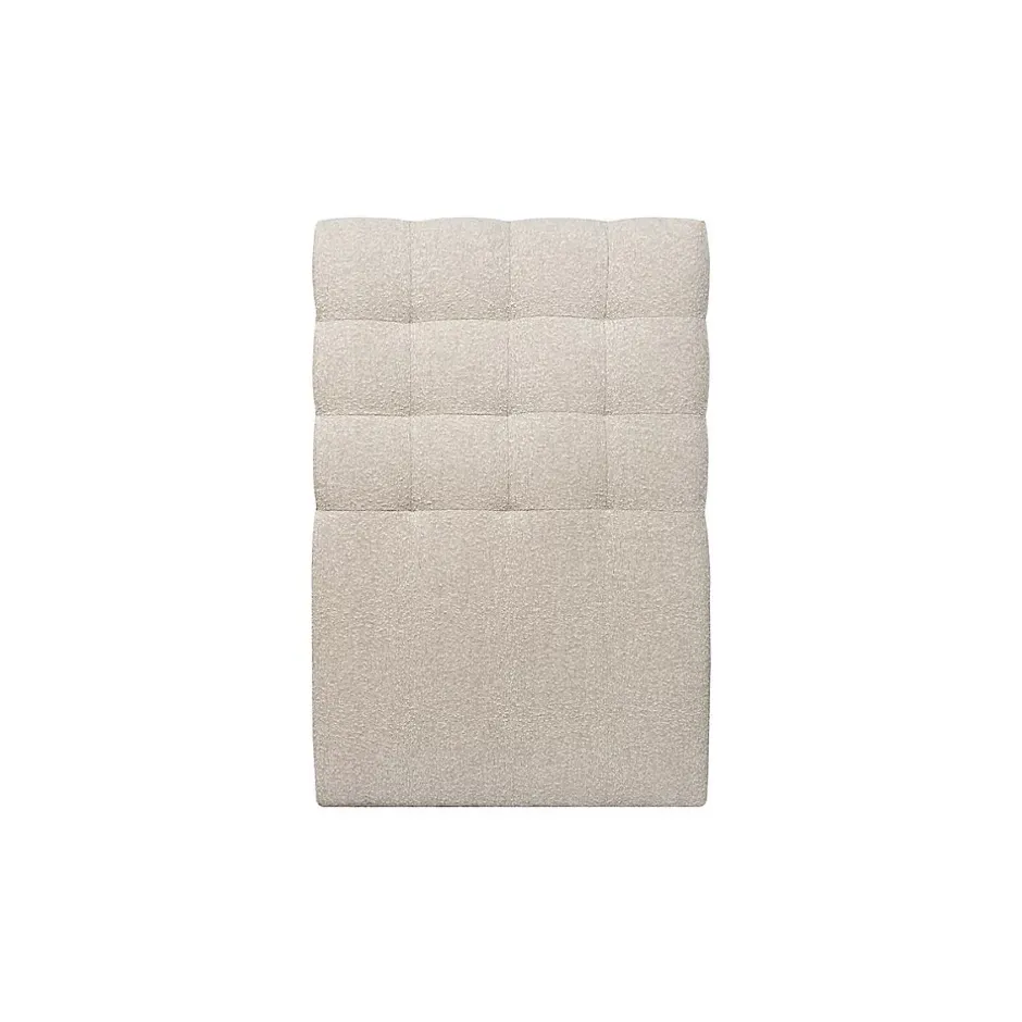 Sommeil De Plomb Lit avec tête de lit capitonnée et sommier tapissier - Lit en bois massif Clearance