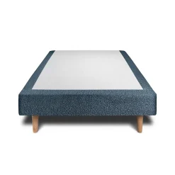Sommeil De Plomb Lit avec tête de lit capitonnée et sommier tapissier - Lit en bois massif