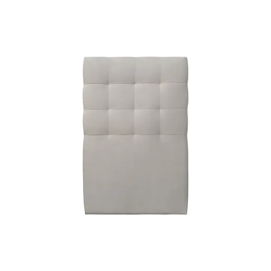 Sommeil De Plomb Lit avec tête de lit capitonnée velours et sommier - Lit en bois massif Sale