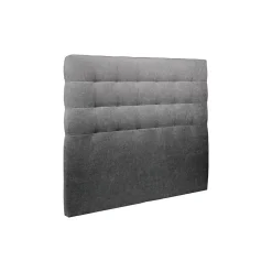 Sommeil De Plomb Lit avec tête de lit capitonnée tissu et sommier tapissier - Lit en bois massif Clearance