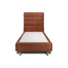 Sommeil De Plomb Lit avec tête de lit capitonnée et sommier tapissier - Lit en bois massif Clearance