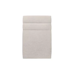 Sommeil De Plomb Lit avec tête de lit lignes tissu et sommier kit - Lit en bois massif