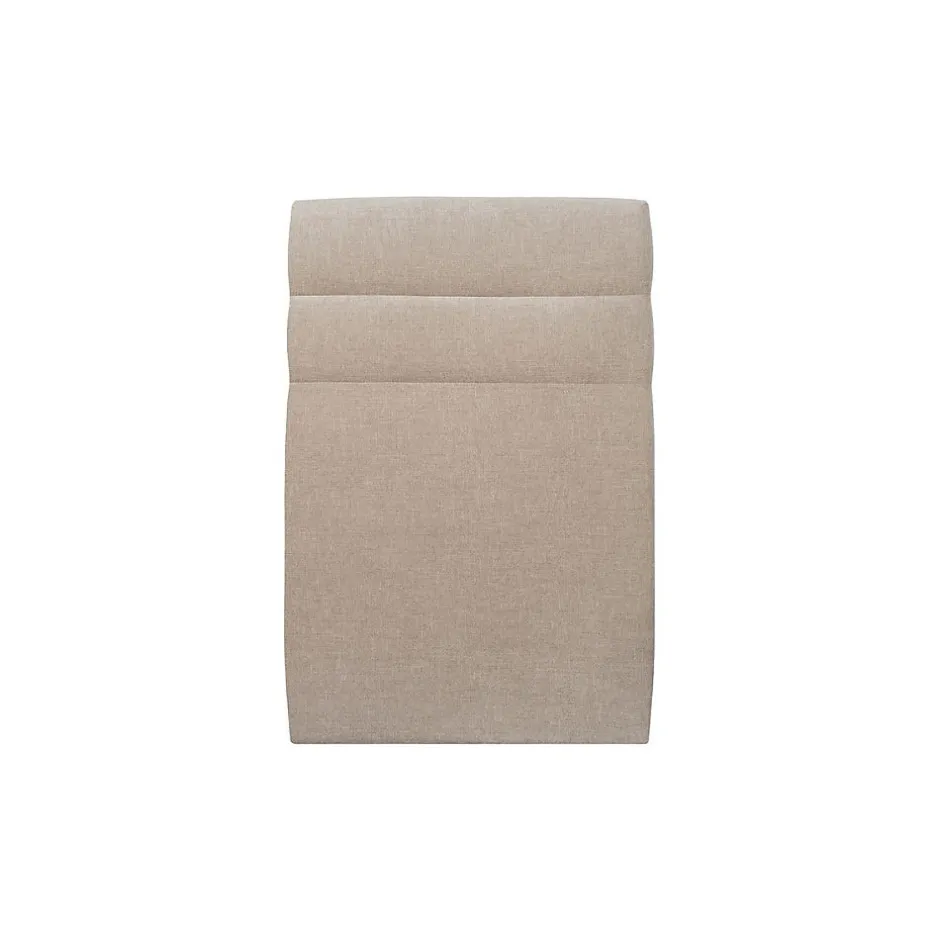 Sommeil De Plomb Lit avec tête de lit lignes tissu et sommier tapissier - Lit en bois massif