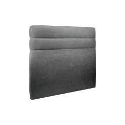 Sommeil De Plomb Lit avec tête de lit lignes tissu et sommier tapissier - Lit en bois massif Online