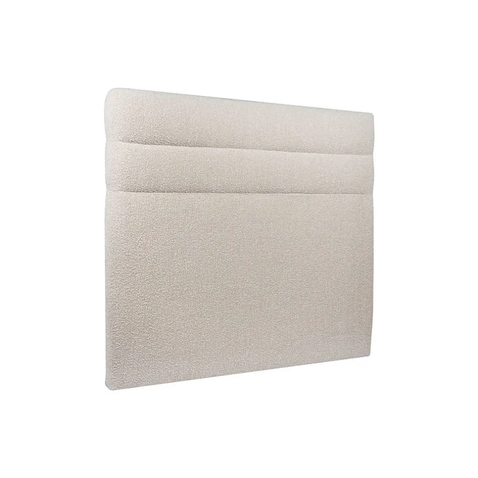 Sommeil De Plomb Lit avec tête de lit lignes bouclette et sommier kit - Lit en bois massif New