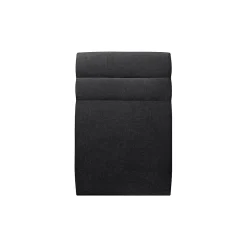 Sommeil De Plomb Lit avec tête de lit lignes tissu et sommier kit - Lit en bois massif
