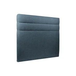Sommeil De Plomb Lit avec tête de lit lignes bouclette et sommier kit - Lit en bois massif Outlet