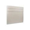 Sommeil De Plomb Lit avec tête de lit lignes bouclette et sommier tapissier - Lit en bois massif Discount
