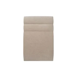 Sommeil De Plomb Lit avec tête de lit lignes tissu et sommier kit - Lit en bois massif