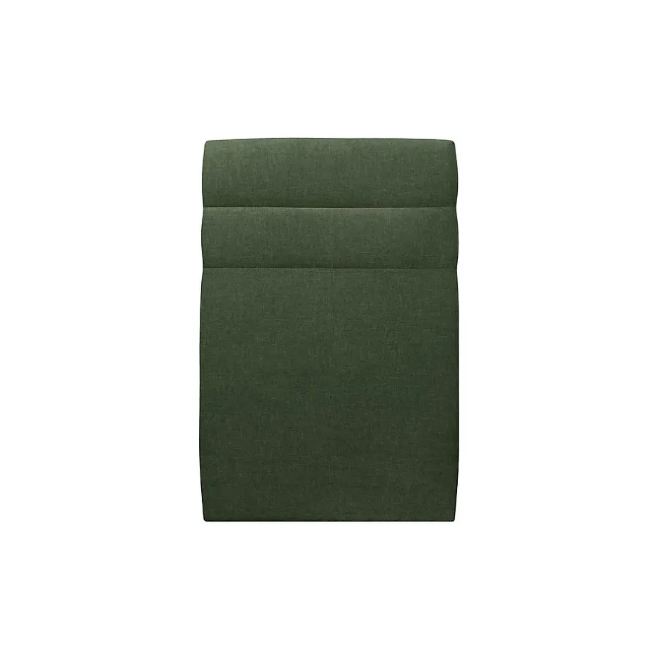 Sommeil De Plomb Lit avec tête de lit lignes tissu et sommier tapissier - Lit en bois massif New