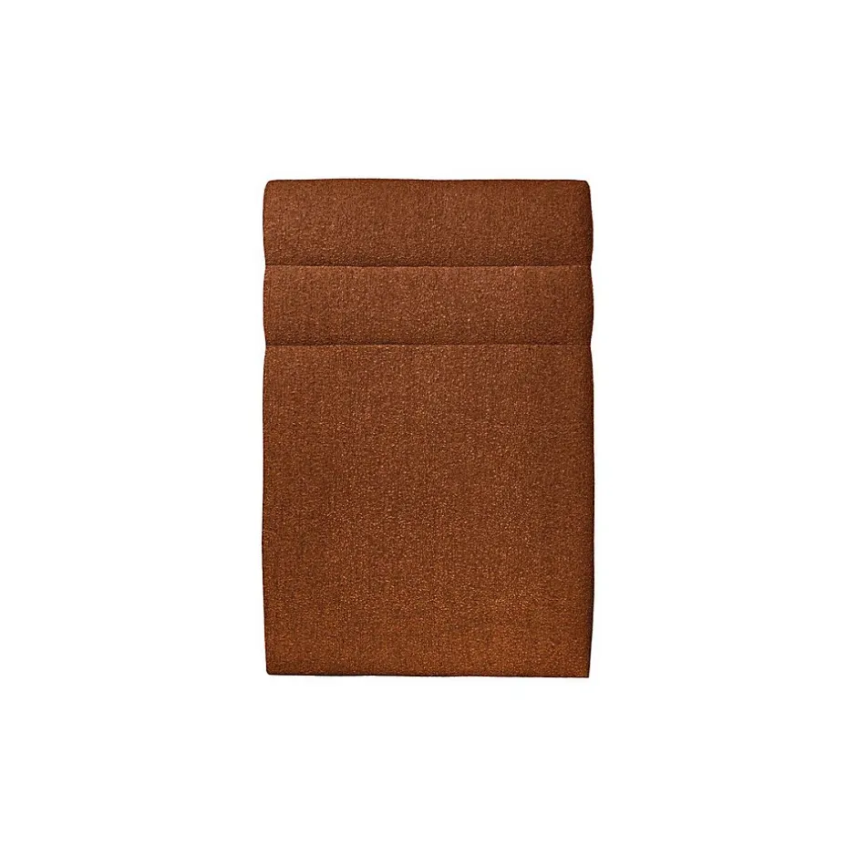 Sommeil De Plomb Lit avec tête de lit lignes bouclette et sommier tapissier - Lit en bois massif Outlet