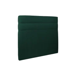 Sommeil De Plomb Lit avec tête de lit lignes velours et sommier kit - Lit en bois massif Outlet