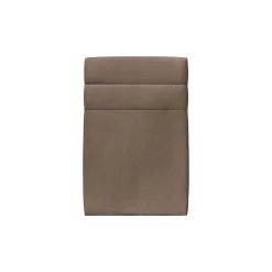 Sommeil De Plomb Lit avec tête de lit lignes velours et sommier kit - Lit en bois massif