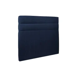 Sommeil De Plomb Lit avec tête de lit lignes velours et sommier tapissier - Lit en bois massif