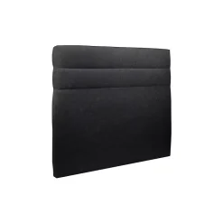 Sommeil De Plomb Lit avec tête de lit lignes tissu et sommier tapissier - Lit en bois massif Outlet
