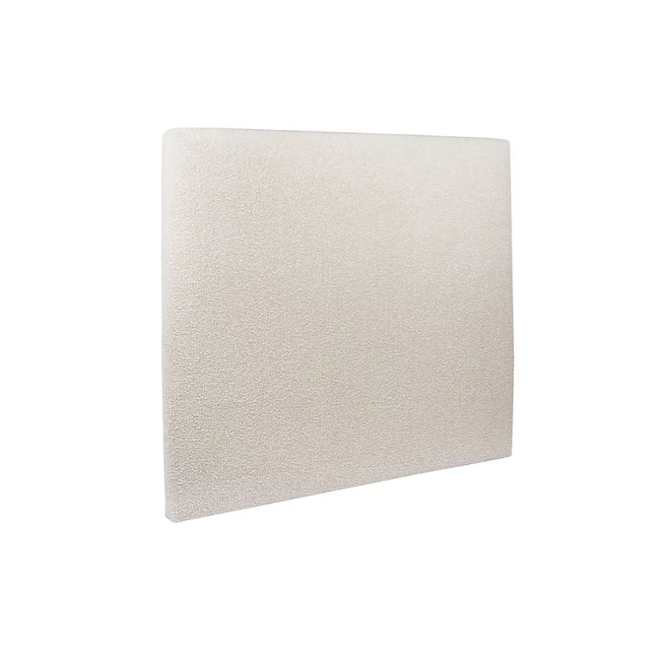 Sommeil De Plomb Lit avec tête de lit tapissier bouclette et sommier kit - Lit en bois massif