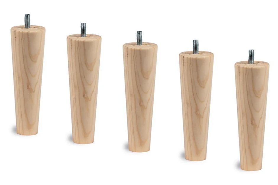 Sommeil De Plomb Lit avec tête de lit tapissier tissu et sommier kit - Lit en bois massif