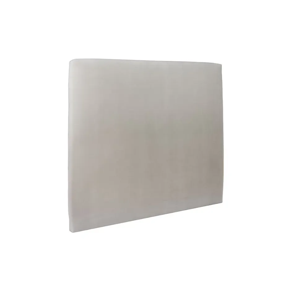 Sommeil De Plomb Lit avec tête de lit tapissier velours et sommier tapissier - Lit en bois massif Sale