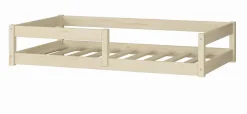 Kobi Lit bas Nordi 200x90 - Montessori bois naturel, lit enfant avec barreaux Clearance