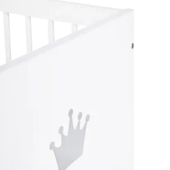 Monmobilierdesign Lit Bébé évolutif Convertible En Lit Enfant 140x70 Blanc Discount