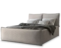 Masseno Lit Boxspring MONTA 180X200 CM LINCOLN 83, Beige, Lit avec matelas et rangement Outlet