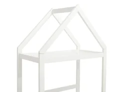 Enfant Vente-unique Lit cabane 90 x 190 cm - Pin et MDF - Blanc - VARLAINE