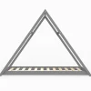 Enfant Weber Industries Lit cabane APACHE 90x190 + 1 sommier / Gris