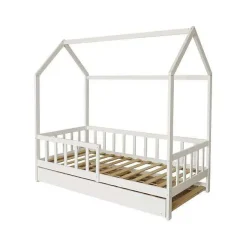 Enfant Habitat Et Jardin Lit cabane enfant avec tiroir